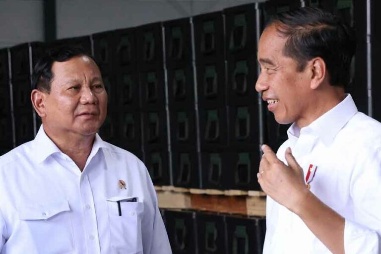 Prabowo: Jokowi Pribadi yang Demokratis, Sangat Menghormati Kemerdekaan dan Hak Parpol Prabowo dan Presiden Jokowi di sebuah kesempatan
