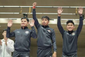 Muhammad Sejahtera Sumbang Medali Emas Kedua bagi Indonesia di Asian Games 2022 Hangzhou Emas kedua Indonesia dari cabang olahraga menembak di Asian Games 2022 Hangzhou. (foto: NOC Indonesia)