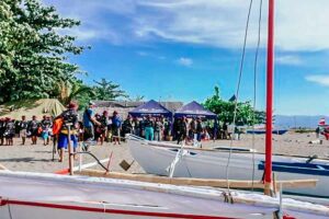 Kemendikbudristek Gelar Lomba Perahu Layar Tradisional di Manado Sulawesi Utara