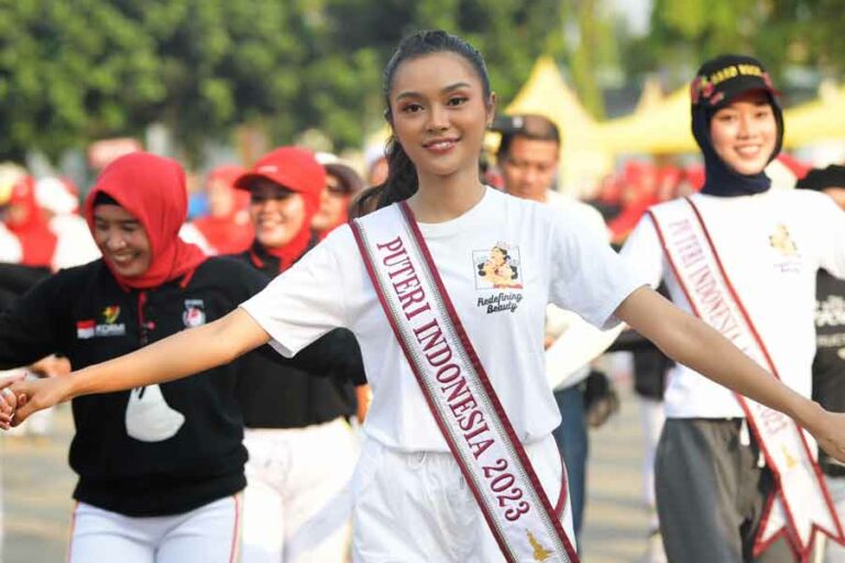 Puteri Indonesia 2023 Farhana Nariswari Dukung Kemenpora Lewat Promosi Gaya Hidup Sehat Puteri Indonesia 2023 Farhana Nariswari (foto: Dok Kemenpora)