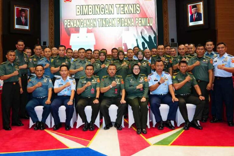 TNI Gelar Pelatihan Penyidik TNI untuk Hadapi Pelanggaran Pemilu 2024