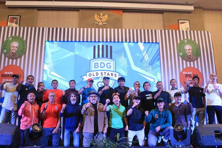 Bandung Old Stars for GP tidak Ingin Tonjolkan Niat Politik Meski ada gambar Ganjar Pranowo, Bandung Old Stars for GP tidak memiliki niat politik dalam Pemilu 2024
