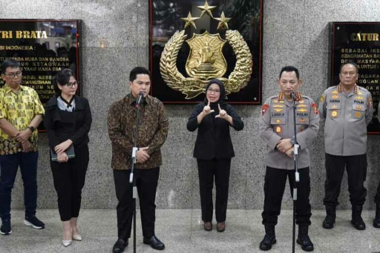 Erick Thohir dan Kapolri Pastikan Kesiapan Gelaran Piala Dunia U-17
