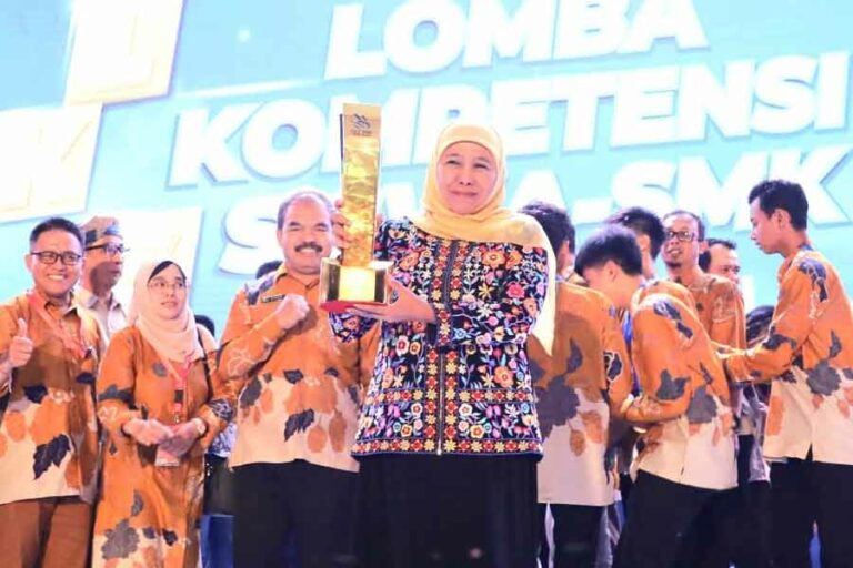 Raih 29 Medali, Jatim Juara Umum dalam LKS SMK Nasional XXXI 2023