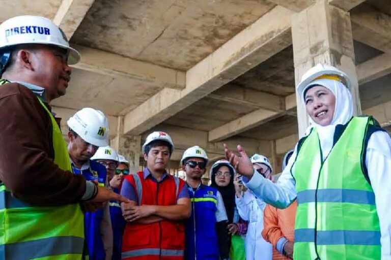 Gubernur Khofifah: Pembangunan RSUD Mohammad Noer Pamekasan Sudah Capai 60 Persen