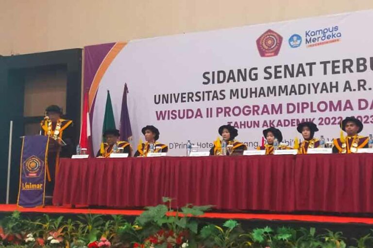 Sukses Gelar Wisuda ke-2, Unimar Siapkan Jurus-jurus Baru lewat Beragam Inovasi Sidang Senat Terbuka Universitas Muhammadiyah A.R. Fachruddin (Unimar)