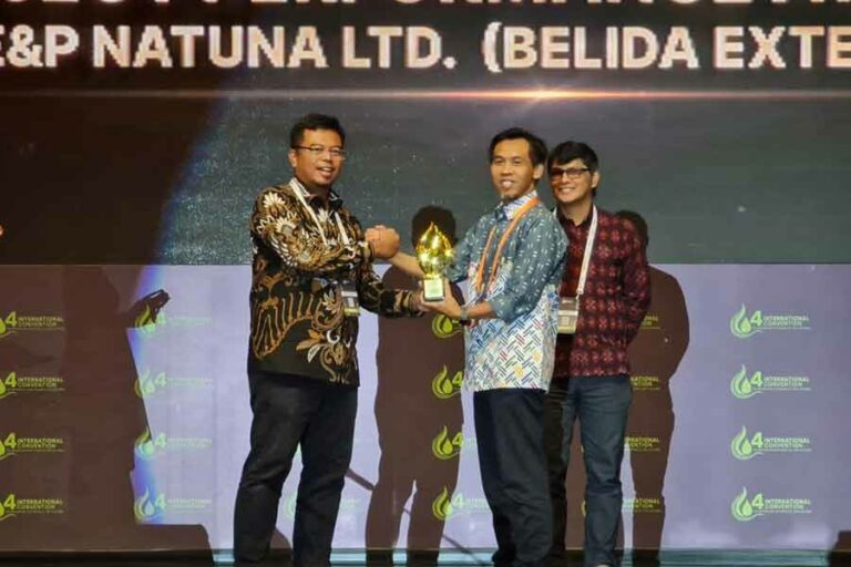 PT Pertamina Hulu Sanga Sanga Raih Penghargaan The Best Exploitation and Operation Excellence dalam ICIOG 2023