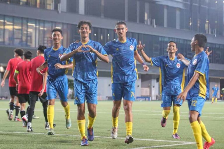 Tim SKO U-18 Kemenpora Menang Telak 5-0 dalam Try Out Melawan Geylang U-16 Tim SKO U-18 Kemenpora atau Cibubur Youth Athlete Sport Center (CYASC) sukses mengalahkan tuan rumah Geylang U-16 dengan skor 5-0. (foto: dok kemenpora)