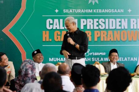 Dialog dengan Muhammadiyah Sulsel, Ganjar Bahas Isu Perempuan hingga Palestina