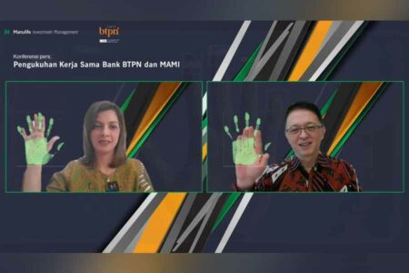 BTPN dan Manulife Aset Manajemen Indonesia Jalin Kerja Sama untuk Layanan Investasi Lebih Luas Afifa, CEO & President Director PT Manulife Aset Manajemen Indonesia (MAMI) dan Darmadi Sutanto, Wakil Direktur Utama PT Bank BTPN Tbk.