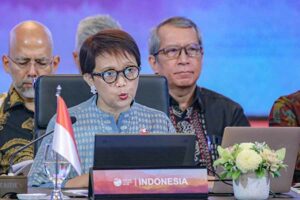 Kemlu Terus Upayakan Evakuasi WNI dari Gaza ke Kairo Menteri Luar Negeri RI Retno Marsudi (foto: Dok InfoPublik)