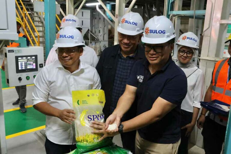 Wamen BUMN Puji Keunggulan Mesin Rice to Rice di Gudang BULOG