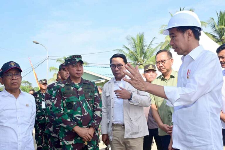 Panglima TNI dan Presiden Lakukan Groundbreaking Kodim IKN