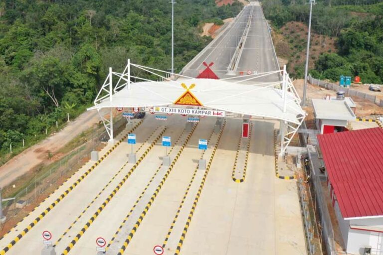 Ruas Tol Bangkinang-Tanjung Alai Resmi Difungsionalkan oleh Hutama Karya Mulai 24 Desember 2023