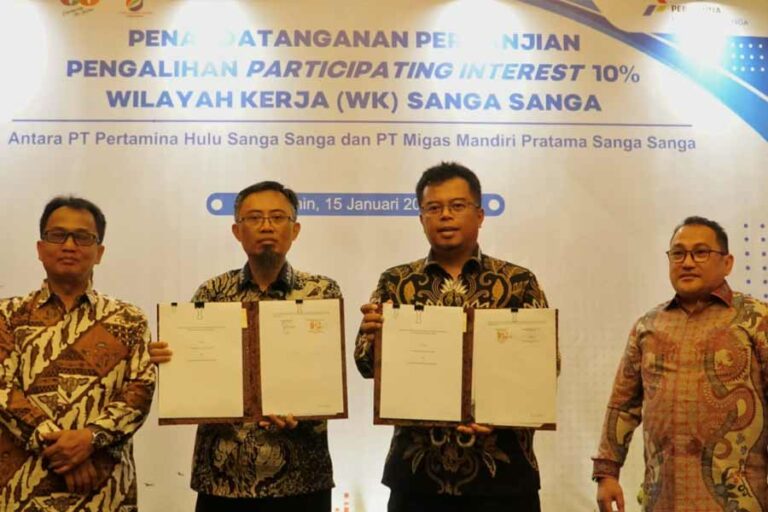 PT Pertamina Hulu Sanga Sanga Alihkan 10 Persen Participating Interest ke BUMD Provinsi Kaltim