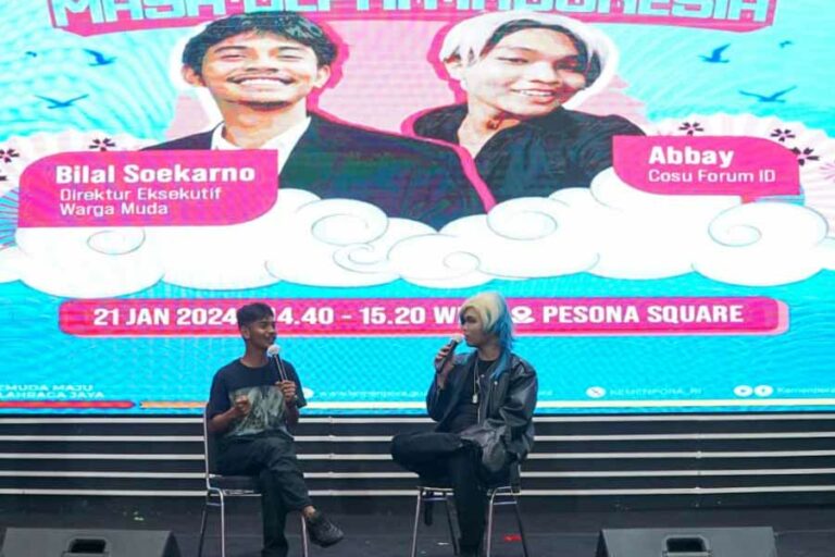 Kemenpora Sosialisasikan Muda Memilih pada Komunitas Cosplayer Melalui Wakai Fest Gelaran Wakai Fest di Ballroom Mall Pesona Depok (foto: Dok Kemenpora)