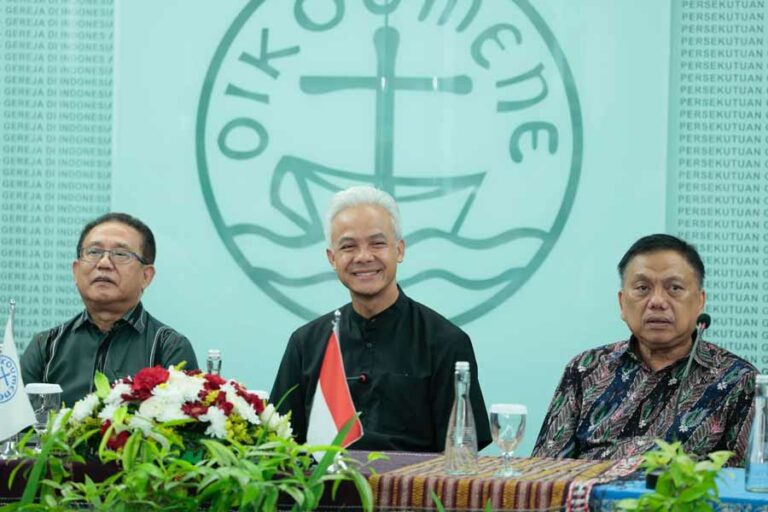 Bertemu Pengurus PGI, Ganjar Singgung Pengalaman jadi Aktivis Era Reformasi 1998