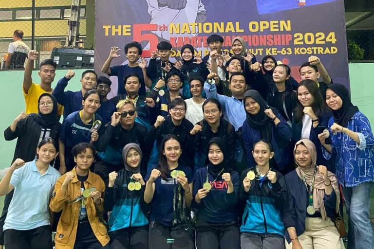 UKM Karate DO Unair Borong 35 Medali di Kejuaraan Nasional 2024