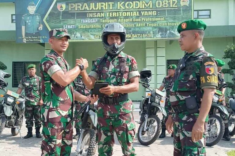 Puluhan Babinsa di Lamongan Terima Kendaraan Operasional