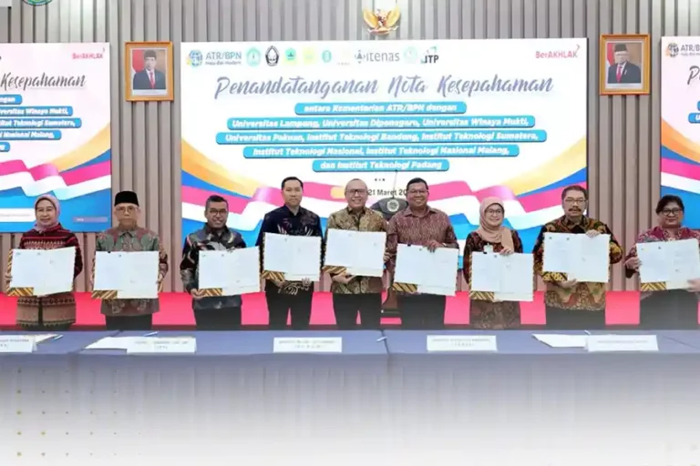 Percepatan PTSL, Kementerian ATR/BPN Gandeng 9 Perguruan Tinggi