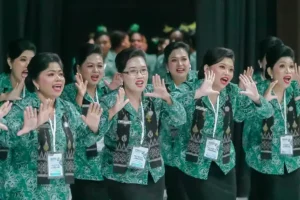 Pj. Ketua TP PKK Isye Optimis Suara Emas Jatim Raih Juara Lomba Paduan Suara