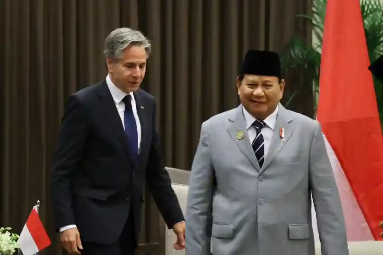 Prabowo Bertemu Blinken di Yordania, Bahas Gencatan Senjata Permanen di Gaza