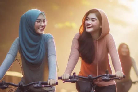 Tips Memilih Sepeda yang Tepat untuk Olahraga dan Berkeliling Kota Ilustrasi bersepeda santai