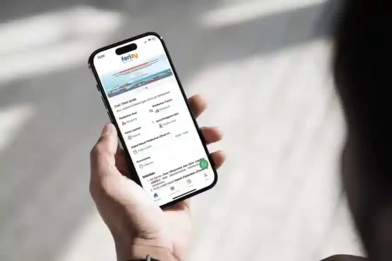 PT ASDP Indonesia Ferry Terapkan Program Say No to Calo dengan Wajibkan Pemesanan Tiket Online via Ferizy Ilustrasi pembelian tiket ferry secara online via Ferizy