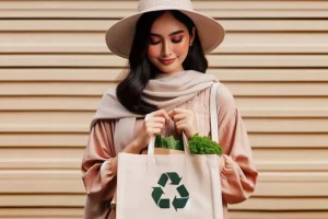 Langkah Nyata Jaga Lingkungan, Ini Alternatif Pengganti Tas Plastik untuk Belanja Ilustrasi tas belanja ramah lingkungan