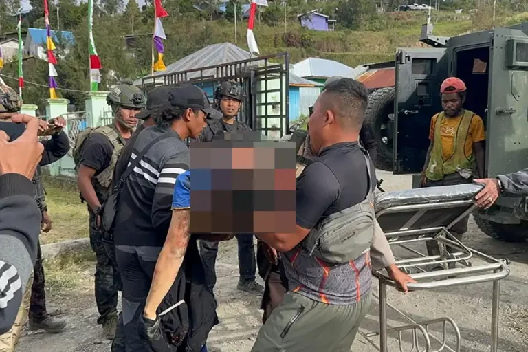 KKB Pimpinan Lewis Kogoya Tembak Pekerja Proyek di Sugapa Intan Jaya