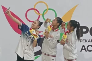 Ameera Rahmajanny Raih Medali Emas di Senam Artistik PON XXI Aceh-Sumut 2024