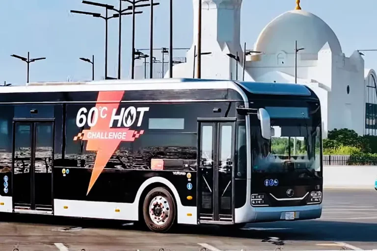 Yutong Bus Uji Daya Tahan E11 Pro dalam Cuaca Panas Ekstrem di Arab Saudi Yutong Bus