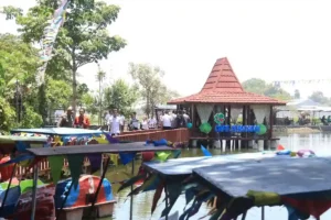 Pjs Bupati Mojokerto Luncurkan Program Desa Berdaya: Cafe Semanggi di Desa Wonosari