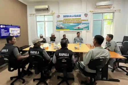 Bakamla RI Gelar Sosialisasi Pencegahan Penyelundupan di Tanjung Balai Karimun