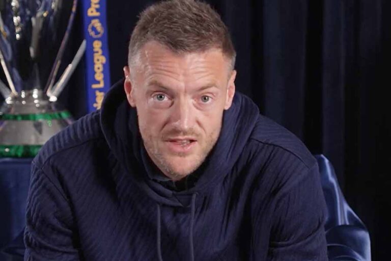 Jamie Vardy Tinggalkan Leicester City Usai 13 Tahun, Waktu yang Tepat? Tangkapan layar Jamie Vardy saat berpamitan via channel YouTube Leicester City