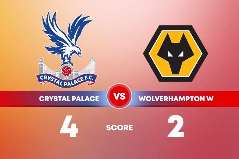 Crystal Palace Menang 4-2 Atas Wolves dalam Duel Seru Enam Gol di Etihad Crystal Palace FC vs Wolverhampton Wanderers FC