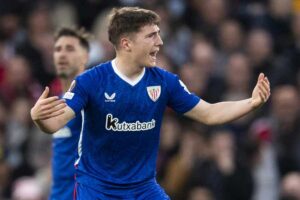 Athletic Club Unggul 1-0 Lawan Manchester United di Babak Pertama Semifinal Liga Eropa UEFA Mikel Jauregizar