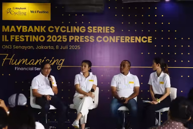 Maybank Cycling Series Il Festino 2025 Siap Digelar di Yogyakarta: Dorong Gaya Hidup Sehat dan Keberlanjutan Suasana press conference Maybank Cycling Series Il Festino 2025