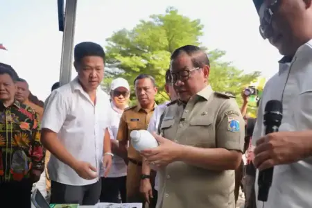 Pramono Anung Soroti Teknologi Hidrotermal di Pasar Kramat Jati, Sampah Organik Kini Diolah Hanya Dua Jam Gubernur Pramono Anung meninjau teknologi hidrotermal di Pasar Kramat Jati yang mampu mengolah sampah organik hanya dalam dua jam.