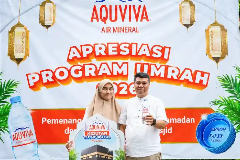 AQUVIVA Berangkatkan Marbot dan Pemenang Program Ramadan Umrah ke Tanah Suci AQUVIVA memberangkatkan marbot masjid dan pemenang program Ramadan untuk ibadah Umrah sebagai bentuk apresiasi dan kampanye berbagi kesejukan.
