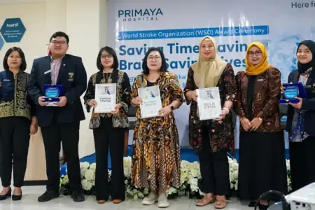 Tiga Rumah Sakit Primaya Raih WSO Angels Award 2026, Bukti Keunggulan Layanan Stroke Terintegrasi Tiga rumah sakit Primaya meraih WSO Angels Award 2026 atas keunggulan layanan stroke cepat, terintegrasi, dan berstandar internasional.