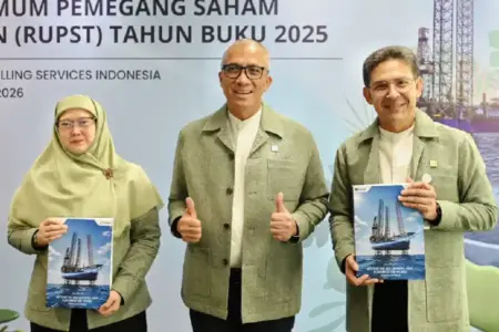Pertamina Drilling Cetak Laba Tertinggi Satu Dekade, Perkuat Ketahanan Energi Nasional pada 2025 Pertamina Drilling membukukan laba bersih USD 29,61 juta pada 2025, tertinggi dalam satu dekade, didukung efisiensi dan pertumbuhan operasional.