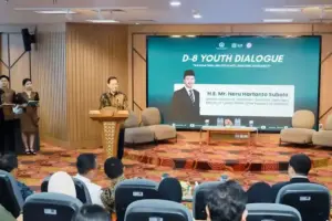 Kemlu RI dan UNAIR Ajak Generasi Muda Perkuat Ketahanan Pangan dan Energi Hadapi Ketidakpastian Global Kemlu RI dan UNAIR mengajak generasi muda memperkuat ketahanan pangan dan energi melalui D-8 Youth Dialogue di Surabaya.