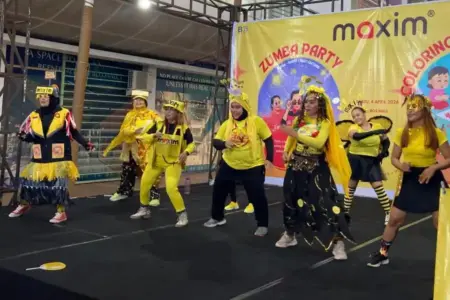 Maxim Gelar Zumba Akbar di Surabaya, Targetkan 3.000 Peserta dengan Doorprize dan Beragam Aktivitas Seru Maxim menggelar Zumba Akbar di Taman Bungkul Surabaya pada 26 Juli 2026 dengan target 3.000 peserta, doorprize menarik, dan berbagai aktivitas seru.