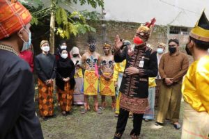 Gubernur Ganjar Pranowo jadi Peserta Upacara Sumpah Pemuda di Asrama Mahasiswa Aceh