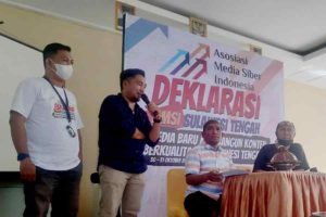 Moh. Iqbal dan Abde Mari, Aklamasi Terpilih jadi Ketua dan Sekretaris AMSI Sulteng