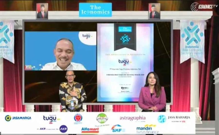 Tugu Insurance Raih Indonesia Best Corporate Secretary Awards 2021