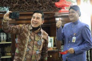 Temui Ganjar Pranowo, Bupati Pesawaran Beberkan Ikatan Historis dengan Jateng