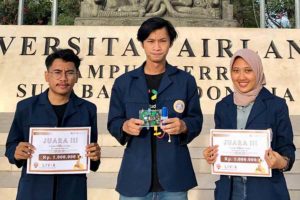 Siapkan Perangkat Monitoring Vaksin, Mahasiswa Vokasi Unair Sabet Juara III di Olivia 2021