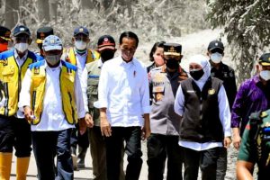 Presiden Sampaikan Duka Cita Mendalam untuk Korban Letusan Gunung Semeru